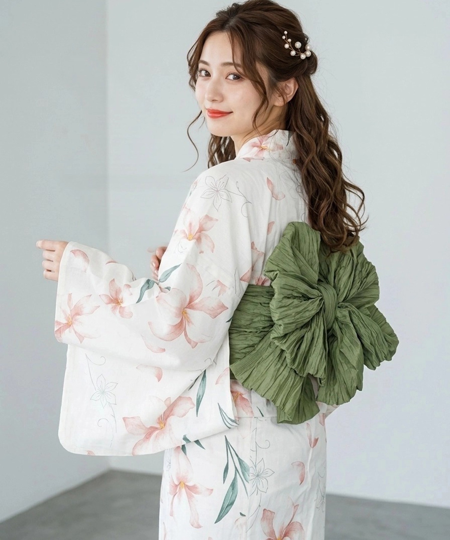 Kimono Yukata Cotton - 전통 유카타 기모노 면 린넨 소재